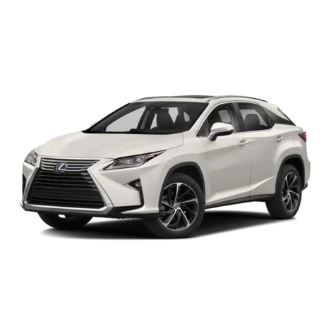 Toyota Lexus RX 350 2016 User manual