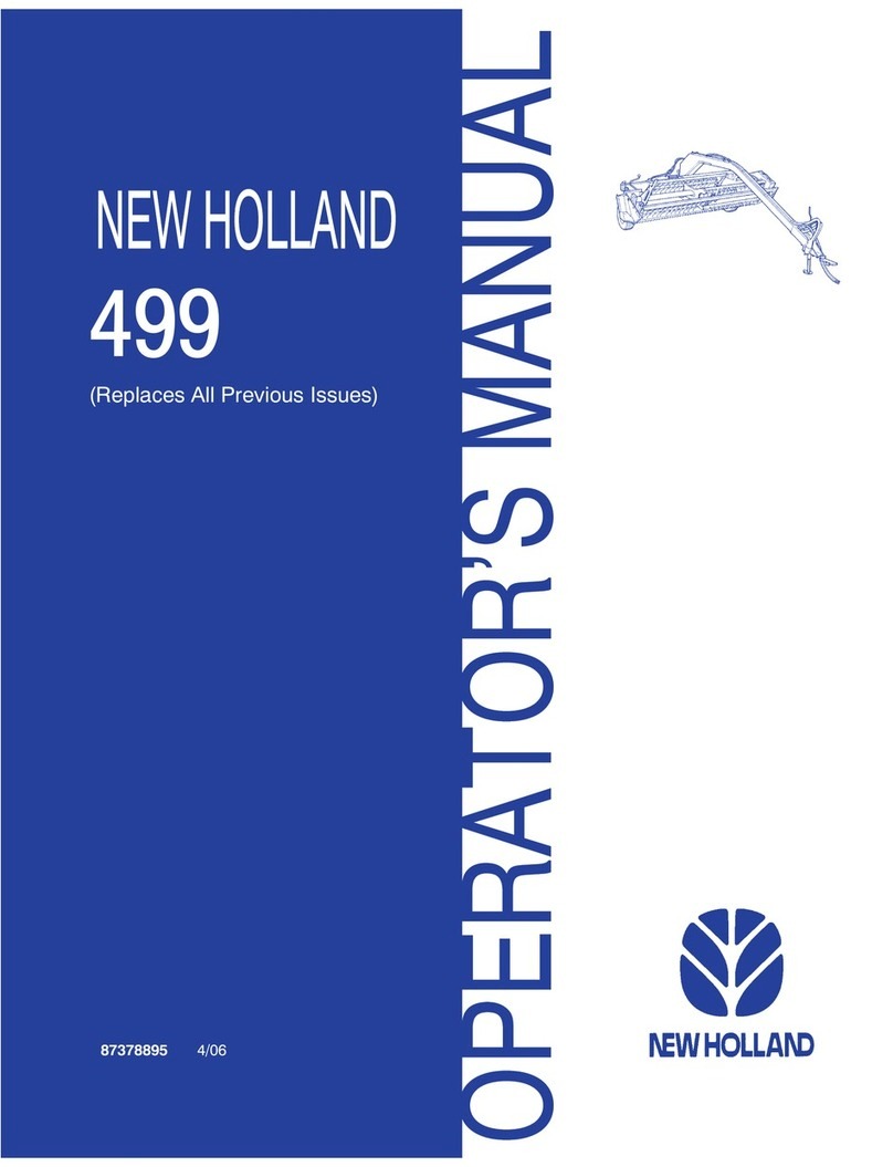 New Holland Haybine 499 Operator's manual