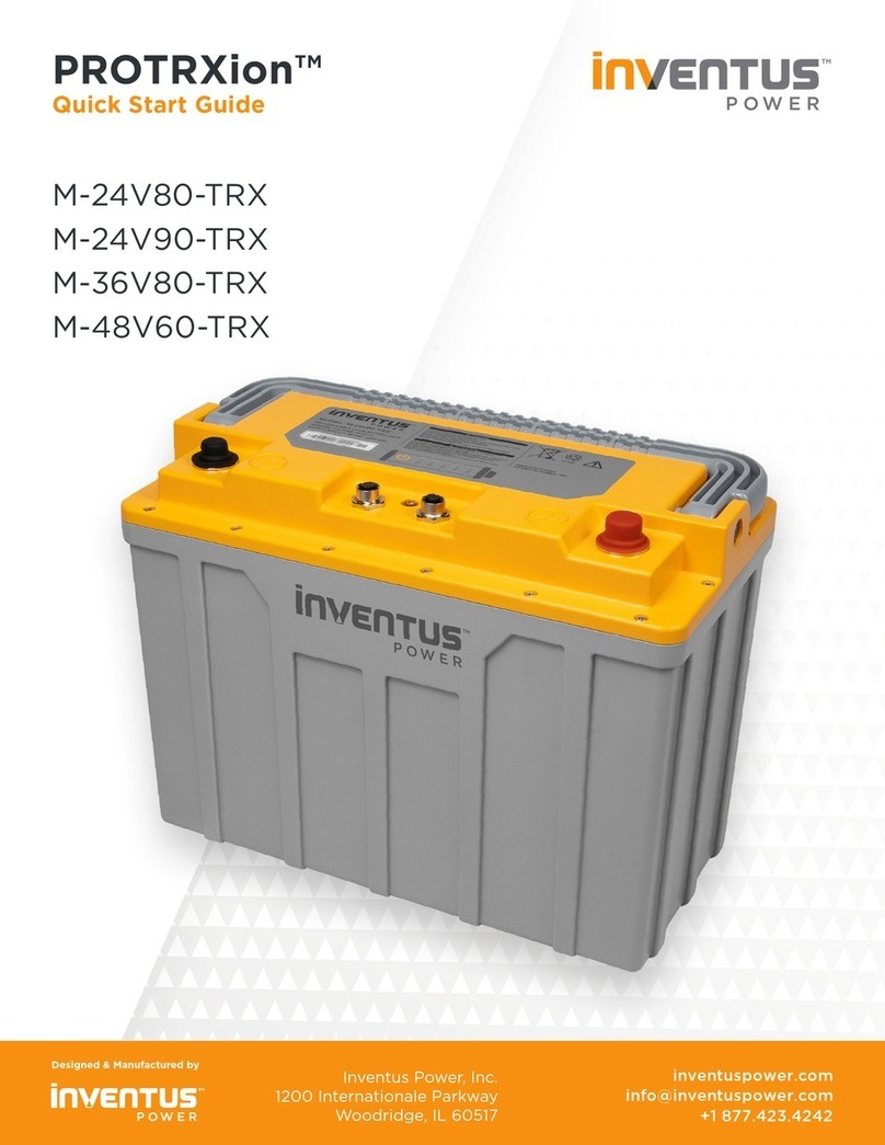 Inventus Power PROTRXion M-24V80-TRX quick start guide