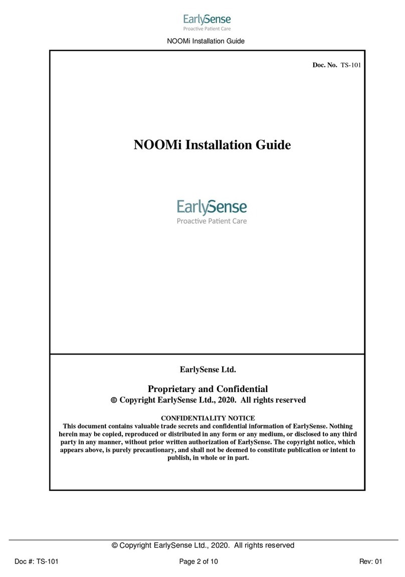 EarlySense noomi installation guide