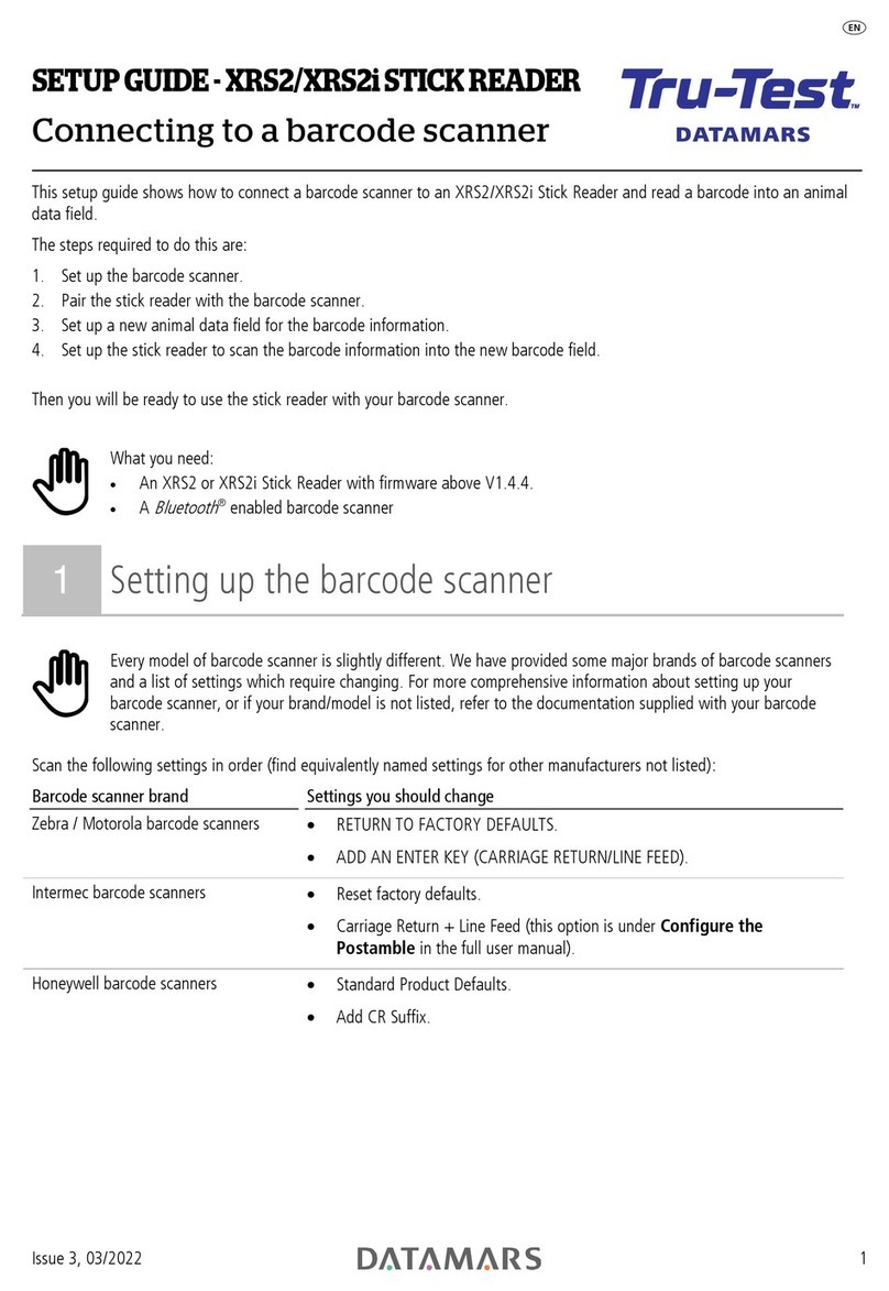Tru-Test XRS2 Stick Reader User manual