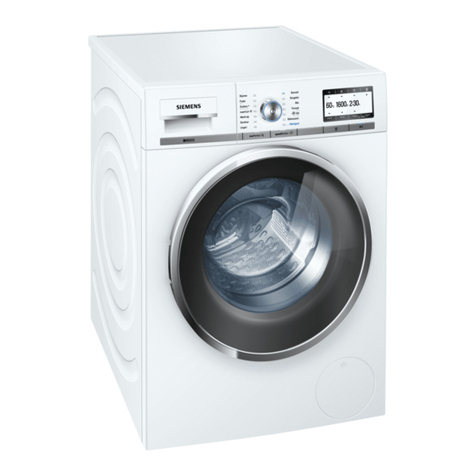Siemens WM16Y791DN Instruction manual and installation instructions