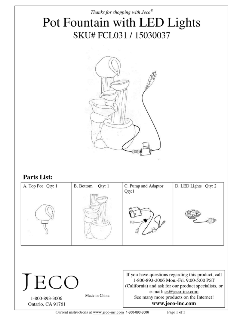 Jeco FCL031 User manual