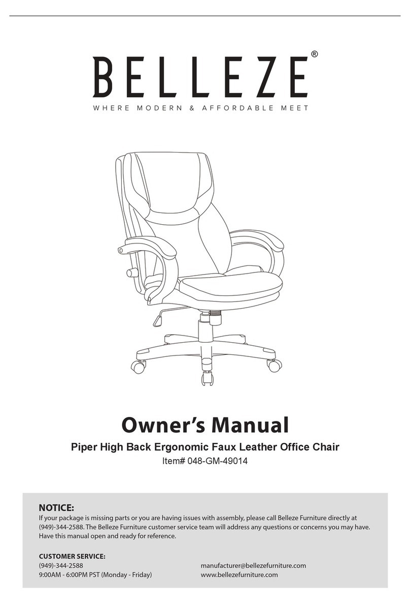 Belleze 048-GM-49014 owner's manual