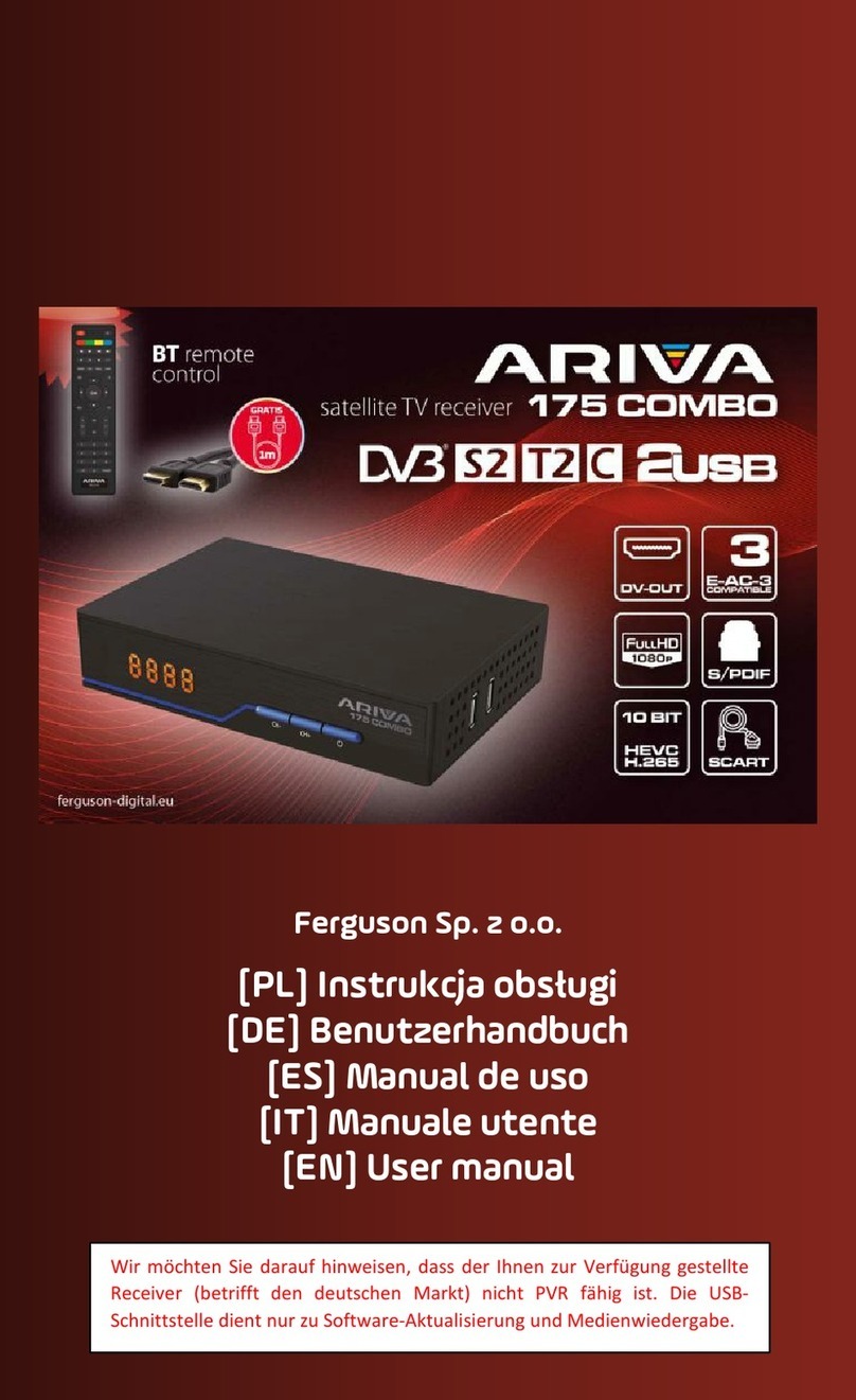 Ariva 175 COMBO User manual