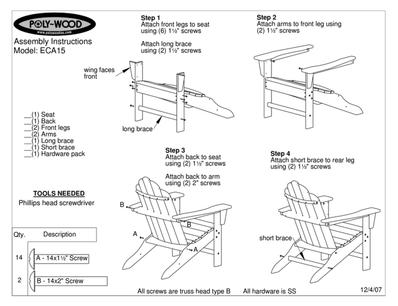 Polywood ECA15 User manual