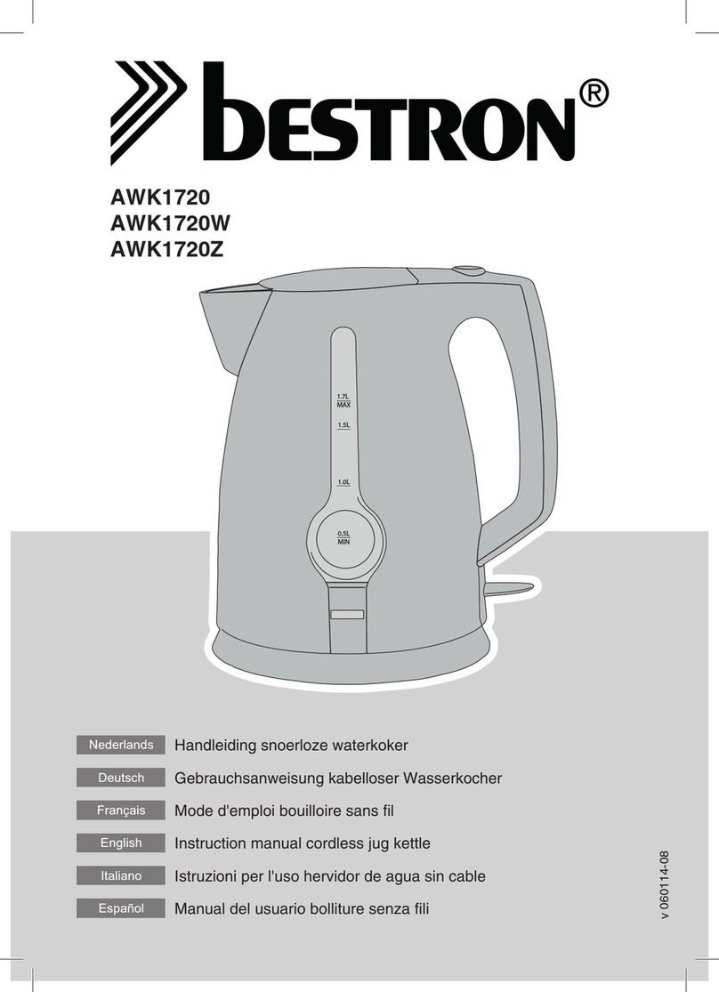 Bestron AWK1720W User manual
