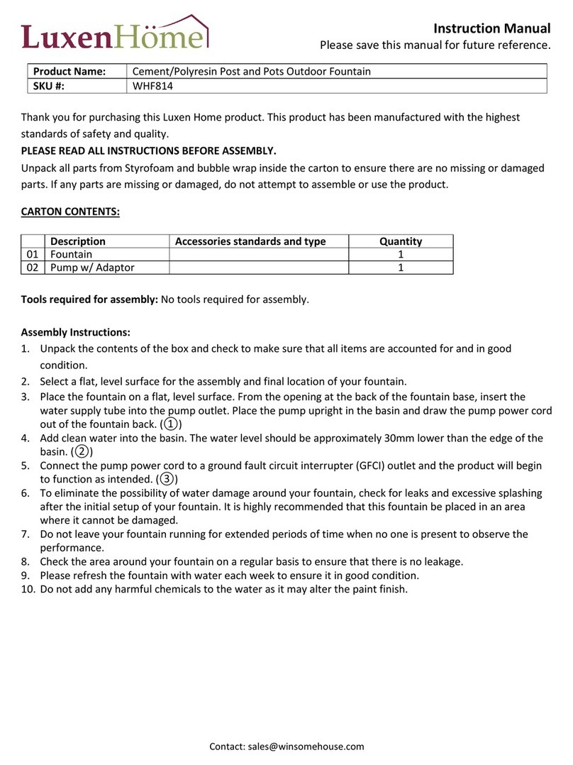 LuxenHome WHF814 User manual LuxenHome WHF814 User manual