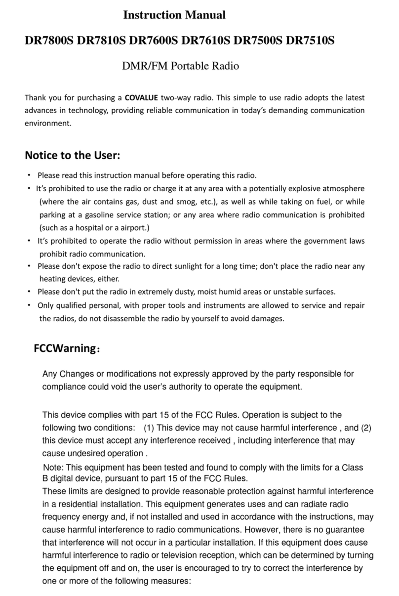 Covalue DR7800S instruction manual