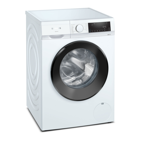Siemens WG44G10EDN User manual and installation instructions