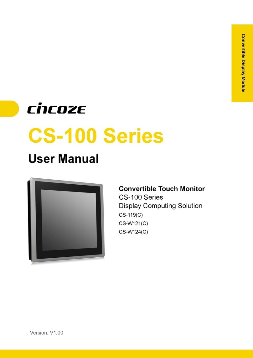 Cincoze CS-119C User manual