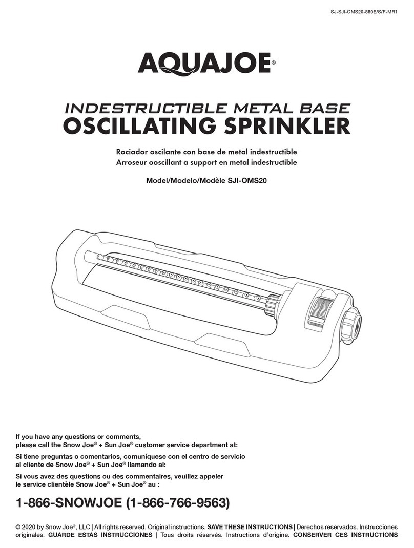 AQUAJOE SJI-OMS20 User manual
