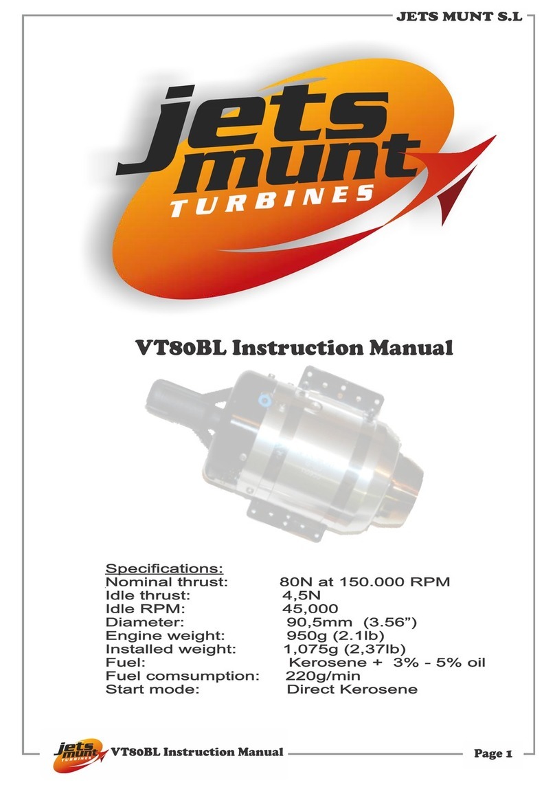 Jets Munt VT80BL User manual