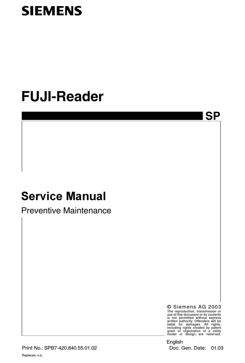 Siemens FUJI-Reader User manual