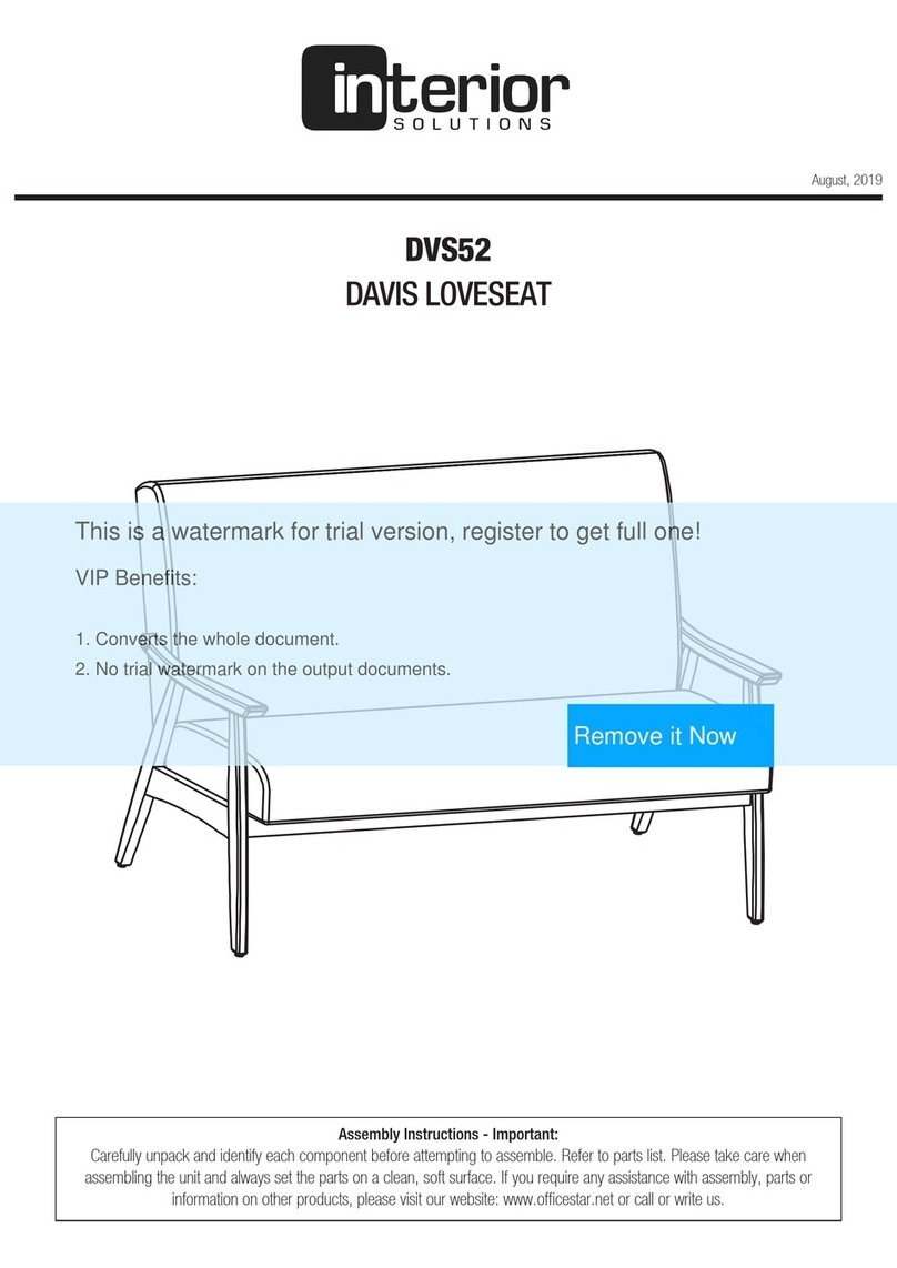 Interior Solutions DAVIS DVS52 quick start guide
