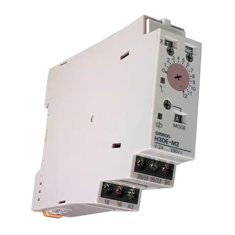 Omron H3DE-M2 User manual