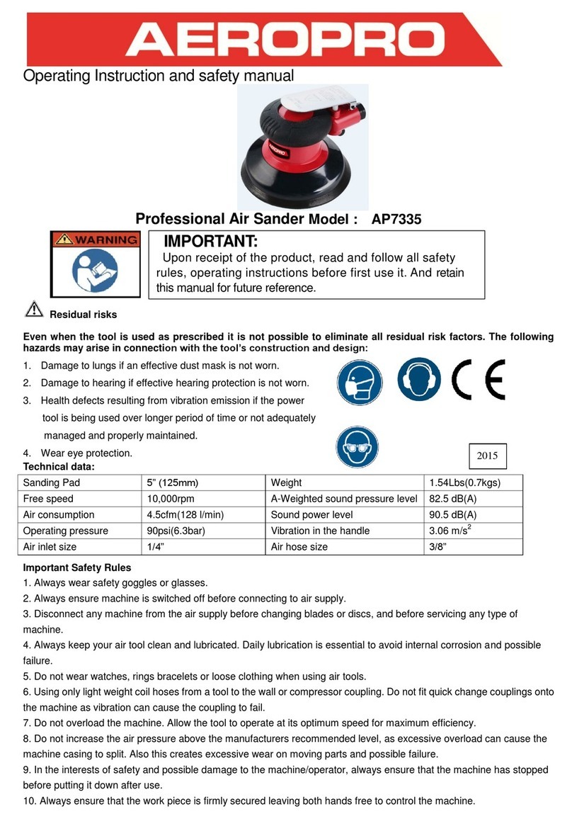 Aeropro AP7335 Operating Instruction and Safety Manual