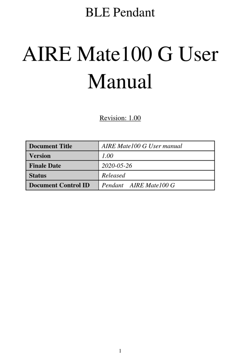 Aire Mate100 G user manual