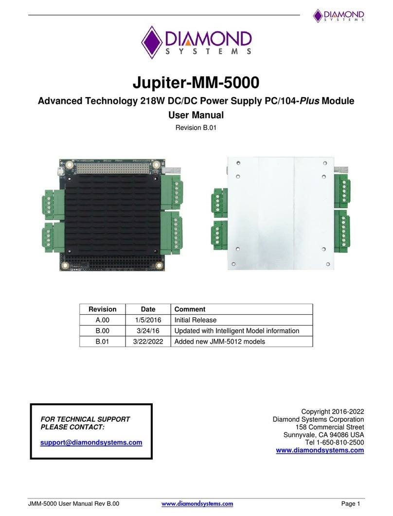 Diamond Systems Jupiter-MM-5000 user manual