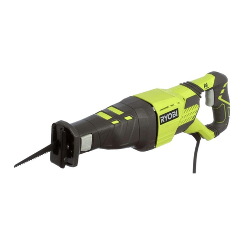 Ryobi RJ186V Operator's manual