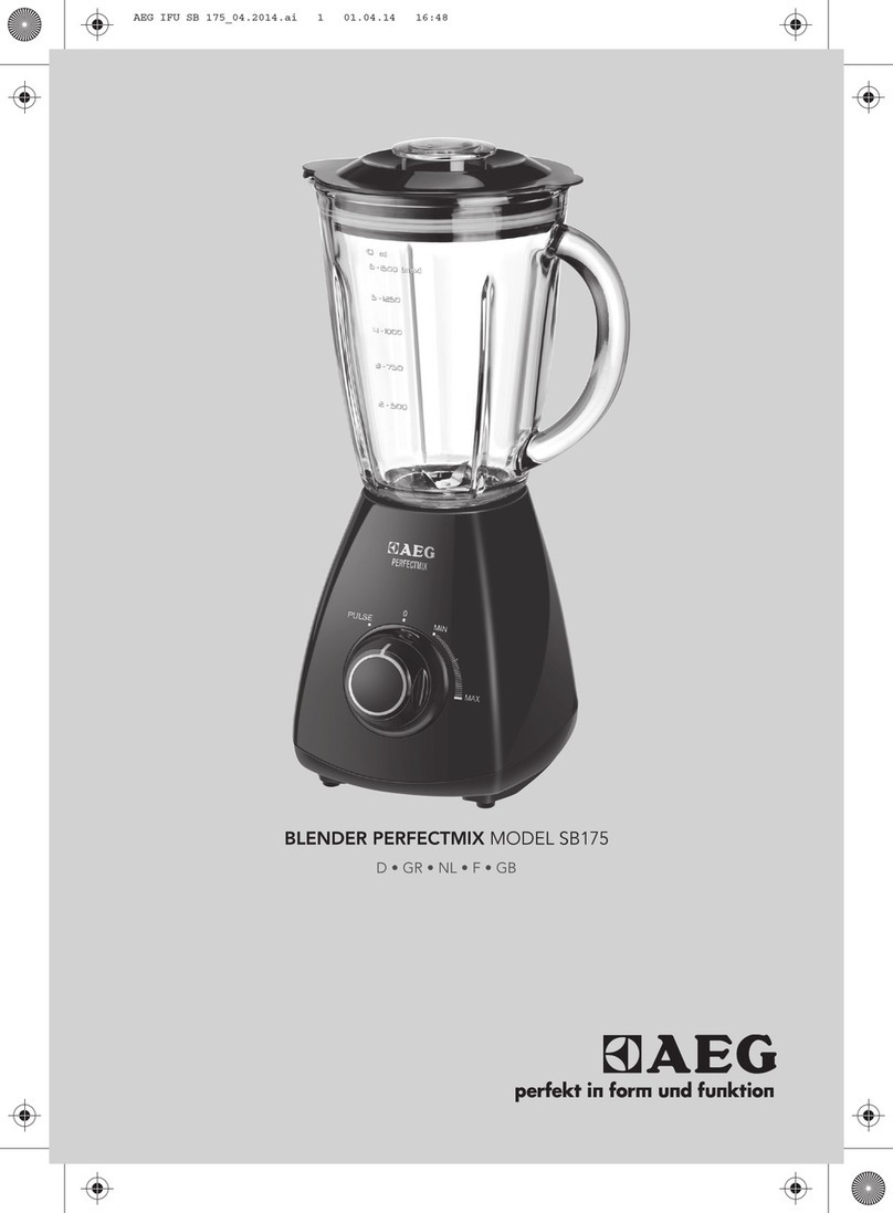 AEG PERFECTMIX SB175 User manual AEG PERFECTMIX SB175 User manual