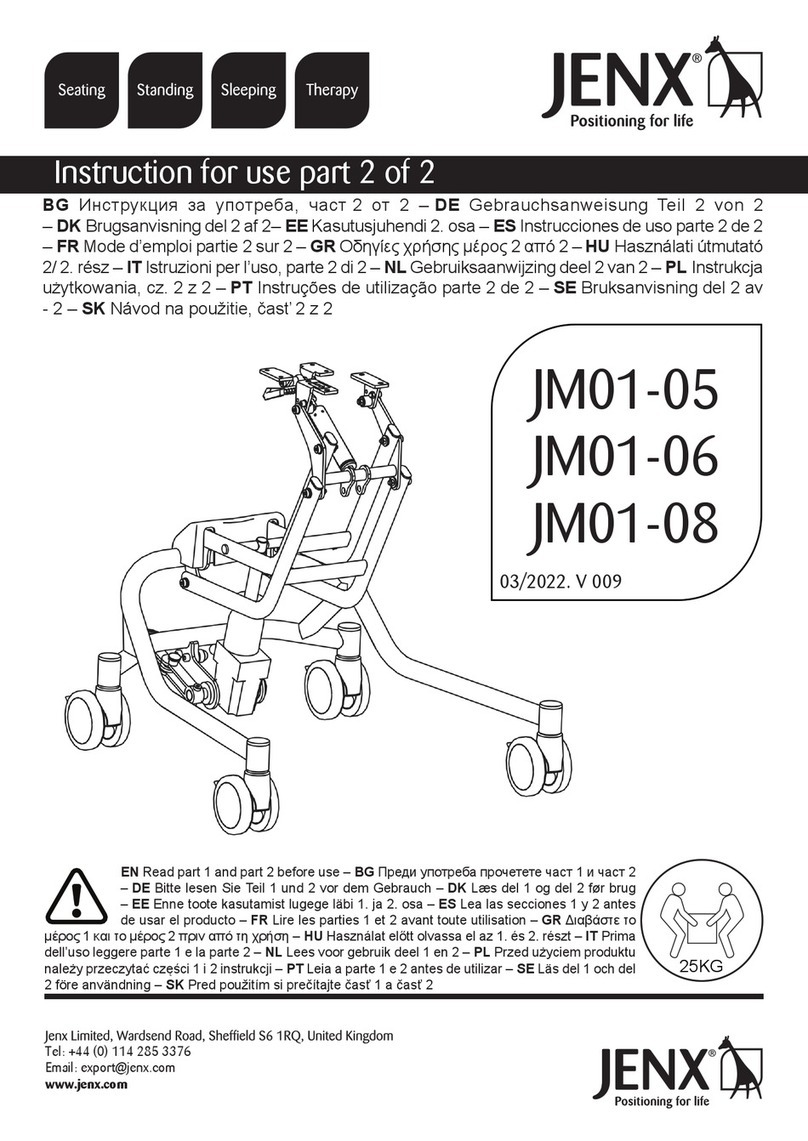 Jenx JM01-05 Instructions for use