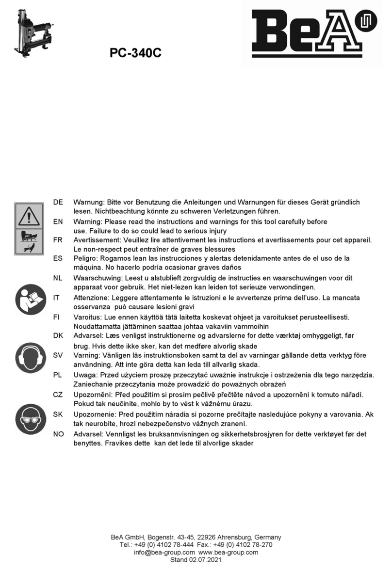 BEA PC-340C User manual