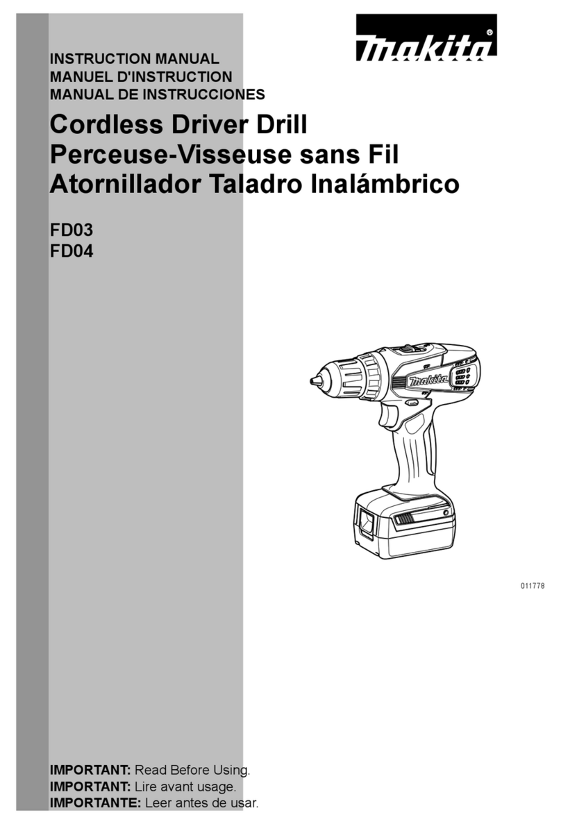 Makita FD04 User manual Makita FD04 User manual