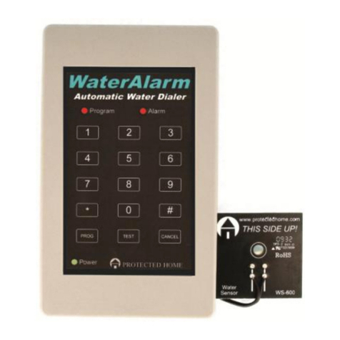 Control Products PROTECTED HOME WaterAlarm User manual