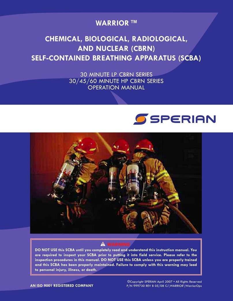 Sperian WARRIOR Operation manual
