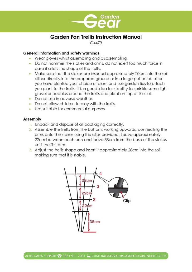 Garden Gear G4473 instruction manual