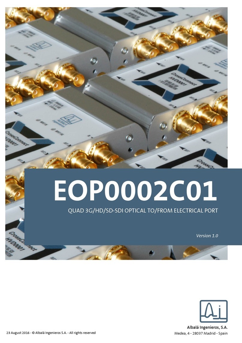 Albalá Ingenieros EOP0002C01 manual