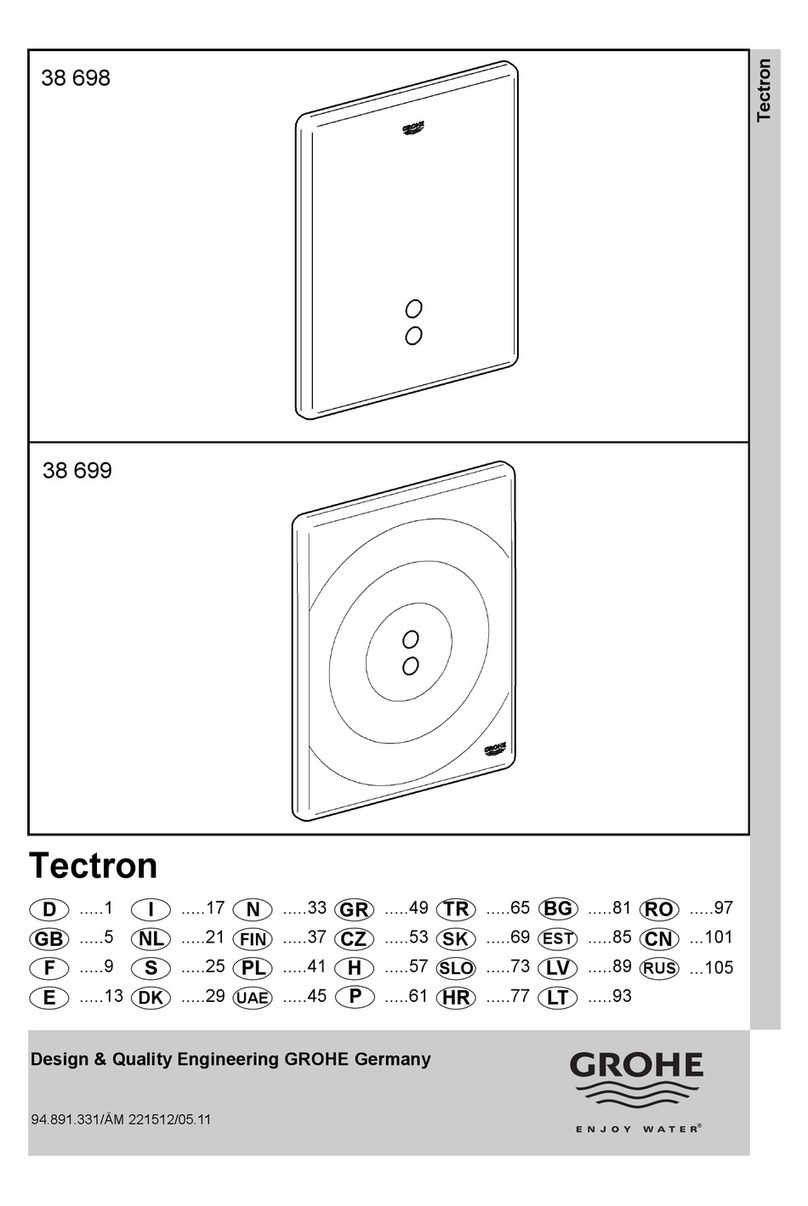 Grohe Tectron 38 698 User manual