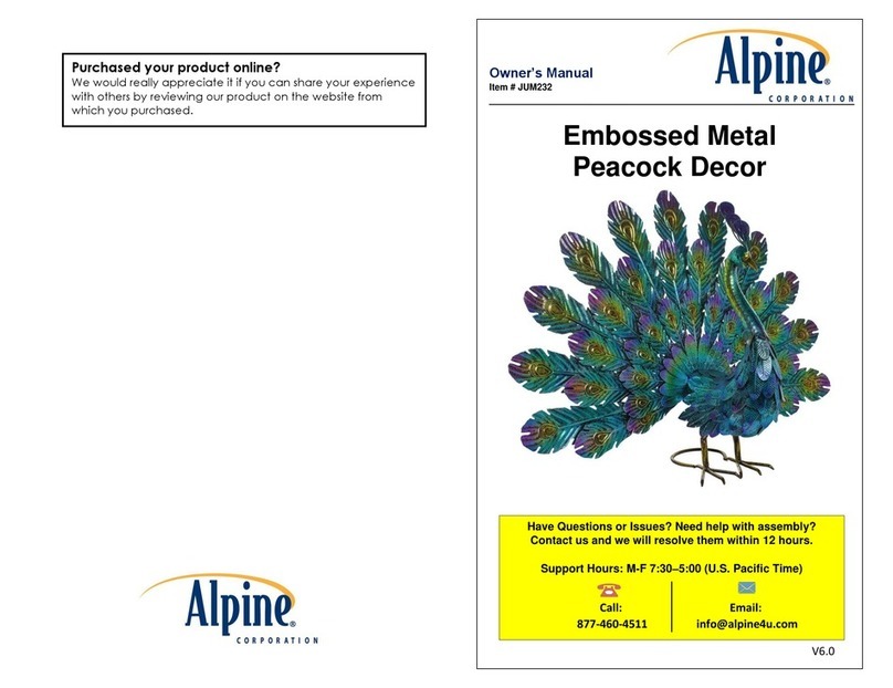 Alpine JUM232 owner's manual