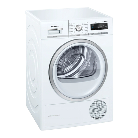 Siemens WT47W590CS User manual