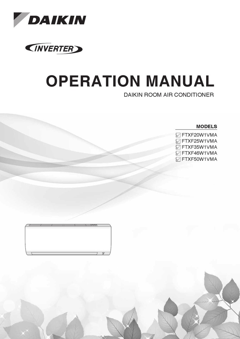 Daikin FTXF20W1VMA User manual