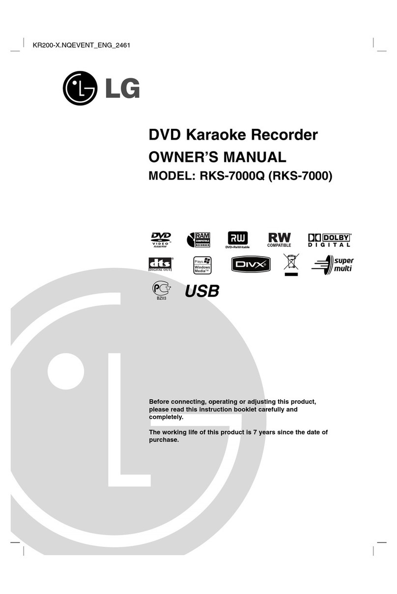 LG RKS-7000Q owner's manual