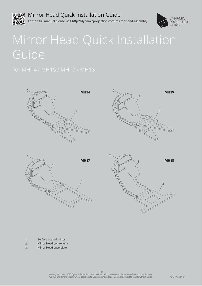 Dynamic Projection Mirror Head MH14 Quick installation guide
