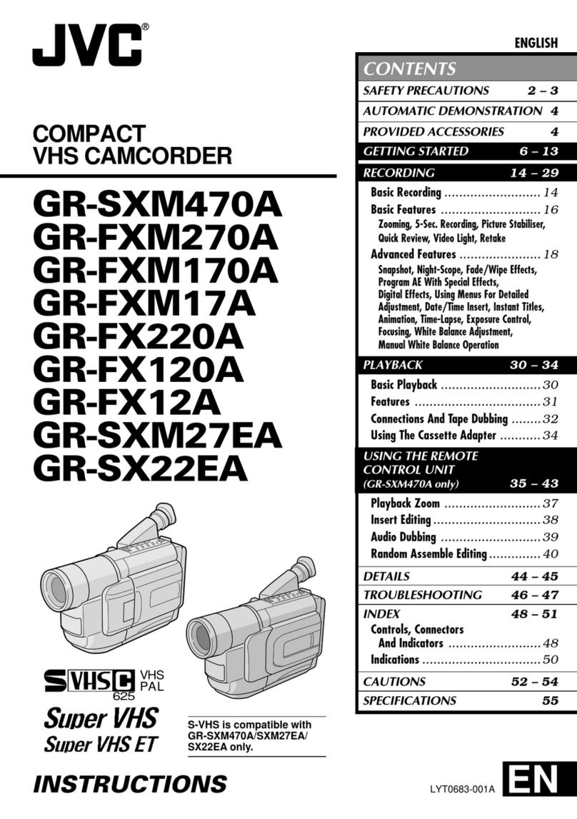 JVC GR-SXM470A User manual