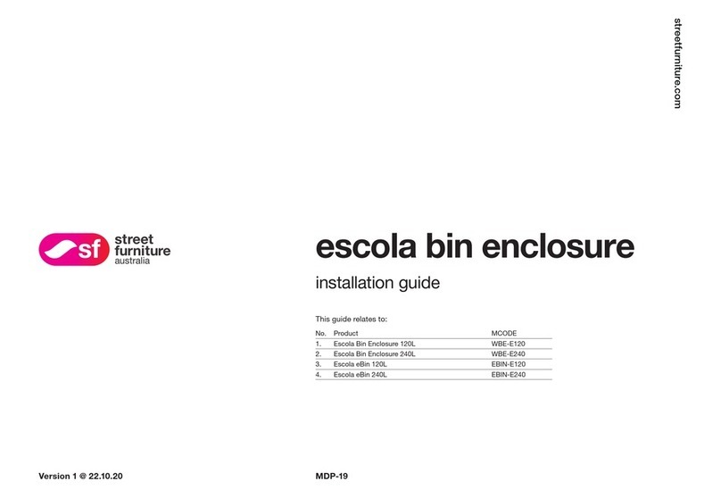 Street Furniture escola installation guide