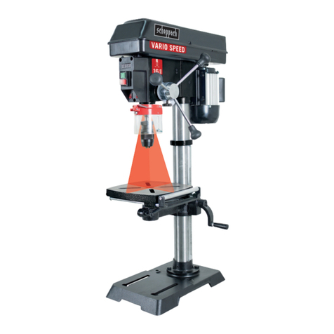Scheppach Vario Speed DP18VARIO Operational manual