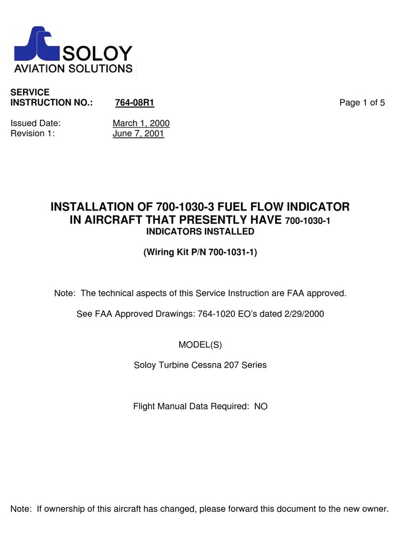 SOLOY AVIATION SOLUTIONS 700-1030-3 User manual
