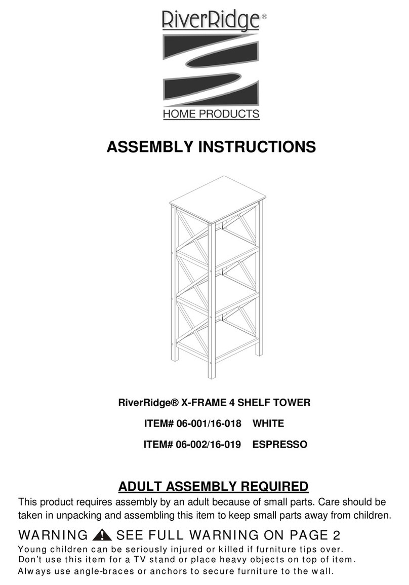 RiverRidge X-FRAME 06-001/16-018 Assembly instructions