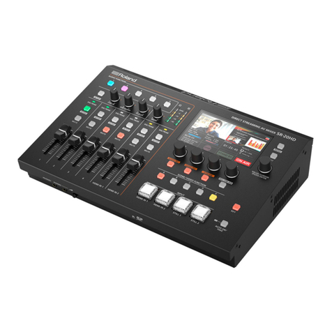 Roland SR-20HD User guide