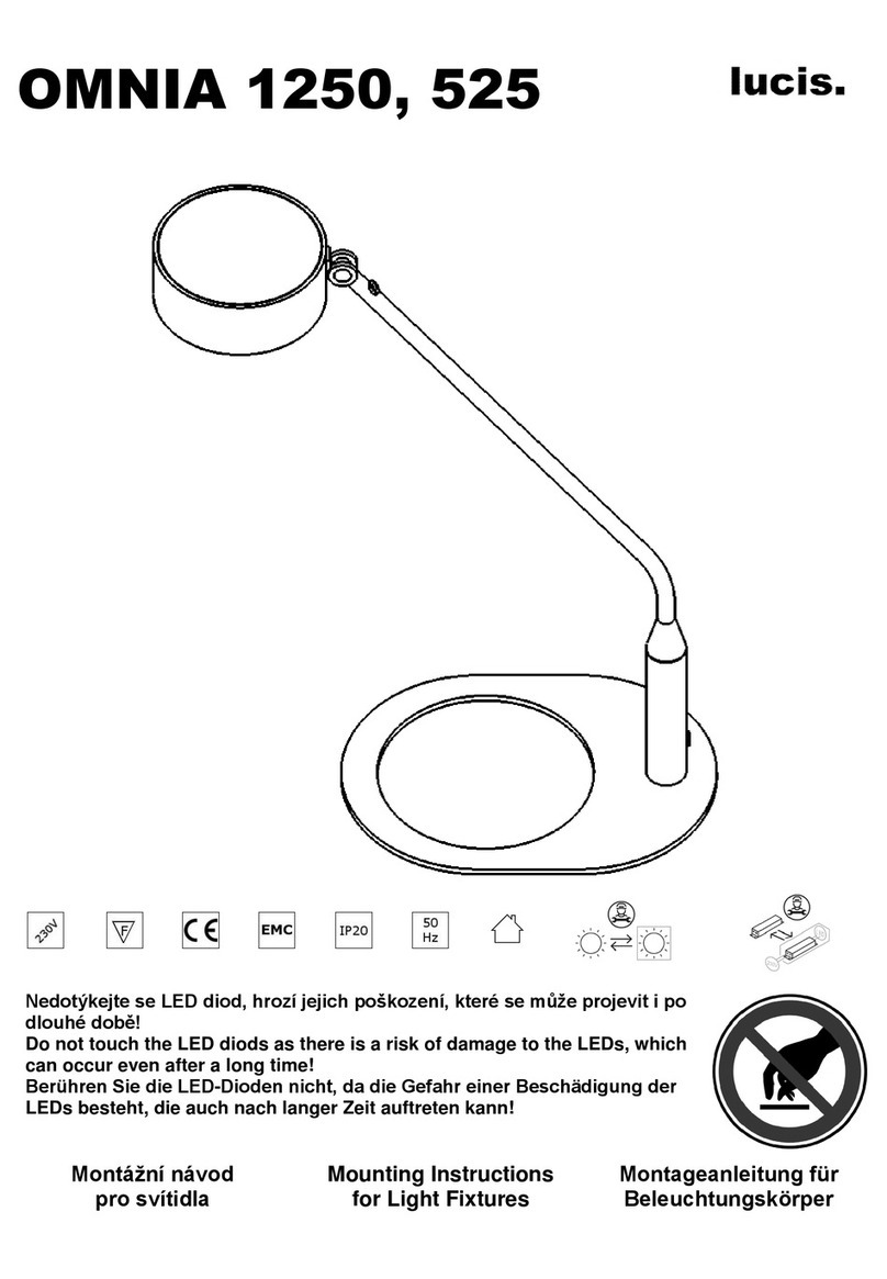 LUCIS OMNIA 1250 Mounting instructions