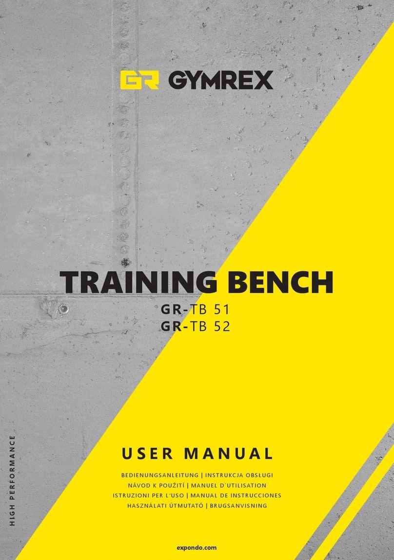 Gymrex GR-TB 51 User manual