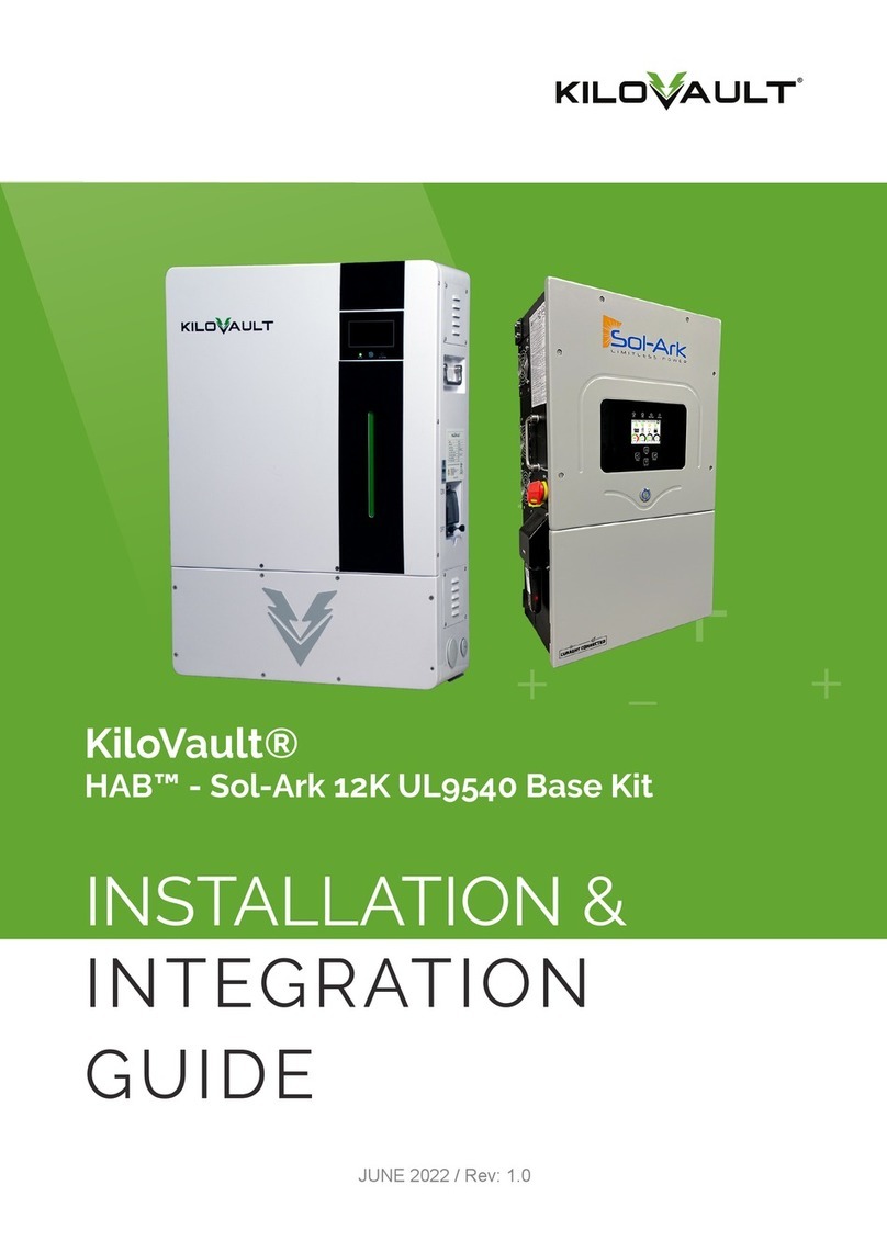 KiloVault HAB Sol-Ark 12K UL9540 installation guide