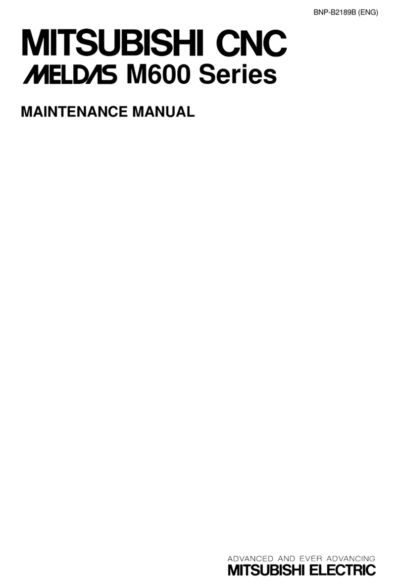 Mitsubishi MELDAS M600 Series Maintenance manual