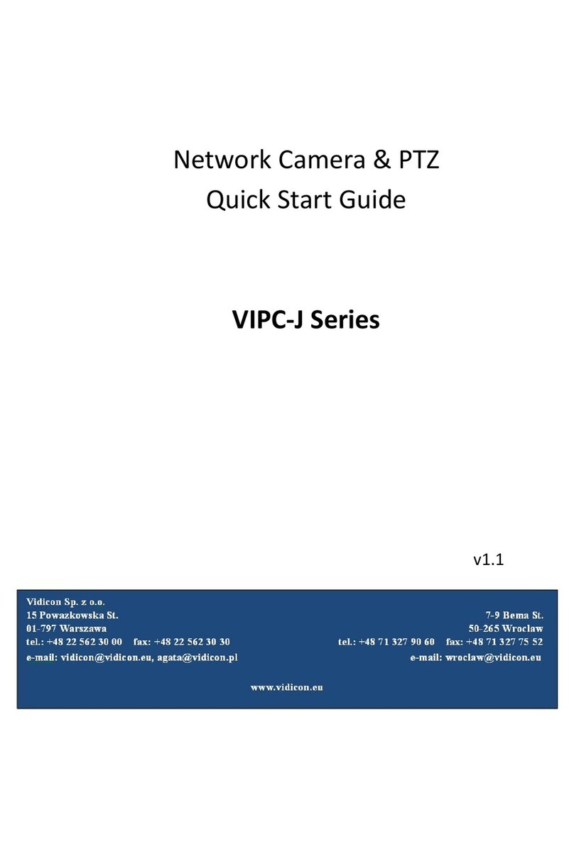 VIDICON VIPC-J Series User manual
