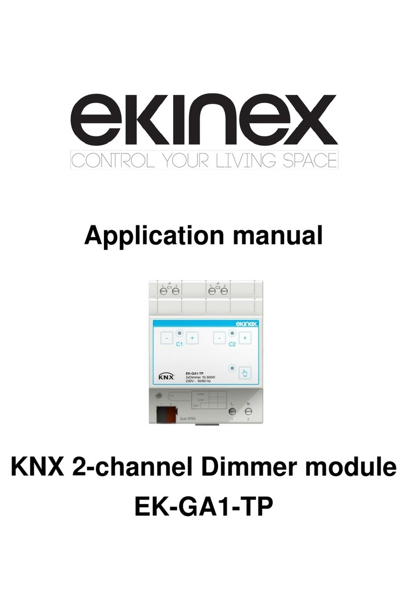 Ekinex EK-GA1-TP Applications manual Ekinex EK-GA1-TP Applications manual
